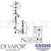 Grohe 32883000 Mixer Spare Diagram