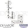 Grohe 32885000 Mixer Spare Diagram