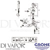 Grohe 32889000 Mixer Spare Diagram