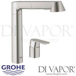 Grohe 32894DC0 K7 Single-Lever Sink Mixer (1/2 Inch) Spare Parts