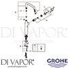 Grohe 32901A01 Mixer Spare Diagram