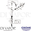 Grohe 32901BE1 Mixer Spare Diagram