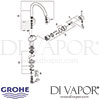 Grohe Minta Single-Lever Sink Mixer Spares