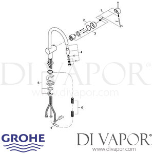 Grohe 32918 Minta Single-Lever Sink Mixer (1/2 Inch) Spare Parts