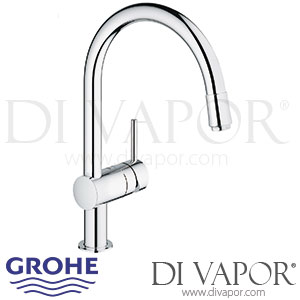 Grohe 32918000 Minta Single-Lever Sink Mixer (1/2 Inch) Spare Parts