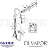 Grohe Minta Single-Lever Kitchen Sink Mixer Tap Spares