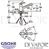 Grohe Europlus Single-Lever Sink Mixer Kitchen Tap Dimensions