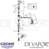 Grohe Europlus Single-Lever Sink Mixer Kitchen Tap Spares