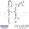 Grohe K7 Single-Lever Sink Mixer Tap Spares