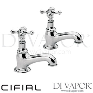 Cifial 32990EDHXXX Edwardian Pair of Column Taps 2F H/C Spare Parts