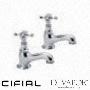 Cifial 32990EDQ Edwardian Basin Pillar Taps Spare Parts