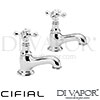 Cifial 32995ED Edwardian Pair Basin Pillar Taps Spare Parts