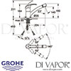 Grohe Alira Sink Mixer Dimensions