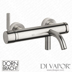 Dornbracht Meta Single-Lever Bath Mixer for Wall Mounting without Shower Set - Brushed Platinum 33 200 660-06 Spare Parts