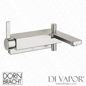 Dornbracht Lulu Single-Lever Bath Mixer for Wall Mounting without Shower Set - Brushed Platinum 33 200 710-06 Spare Parts