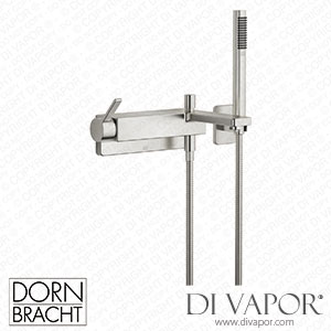 Dornbracht Lulu Single-Lever Bath Mixer for Wall Mounting with Hand Shower Set - Brushed Platinum 33 233 710-06 Spare Parts