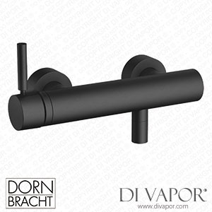 Dornbracht Meta Single-Lever Shower Mixer for Wall Mounting - Matte Black 33 300 660-33 Spare Parts