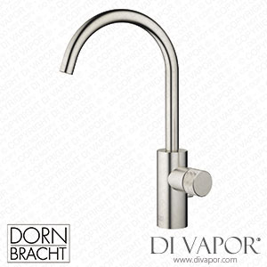Dornbracht Meta Meta Pure Single-Lever Basin Mixer with Pop-Up Waste - Brushed Platinum 33 500 665-06 Spare Parts