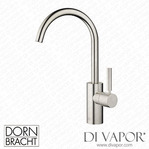 Dornbracht Meta Single-Lever Basin Mixer without Pop-Up Waste - Brushed Platinum 33 505 661-06 Spare Parts