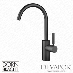 Dornbracht Meta Single-Lever Basin Mixer without Pop-Up Waste - Matte Black 33 505 661-33 Spare Parts