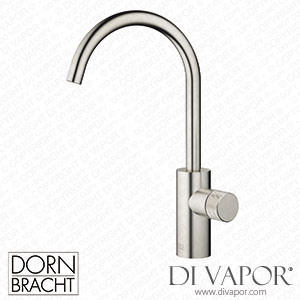 Dornbracht Meta Meta Pure Single-Lever Basin Mixer without Pop-Up Waste - Brushed Platinum 33 505 665-06 Spare Parts