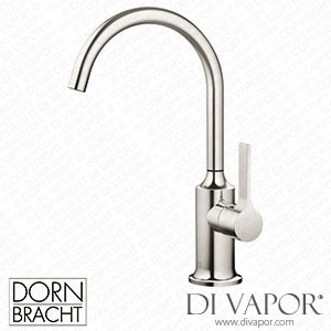 Dornbracht Vaia Single-Lever Basin Mixer without Pop-Up Waste - Platinum 33 521 809-08 Spare Parts