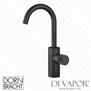 Dornbracht Meta Meta Pure Single-Lever Basin Mixer without Pop-Up Waste - Matte Black 33 525 665-33 Spare Parts