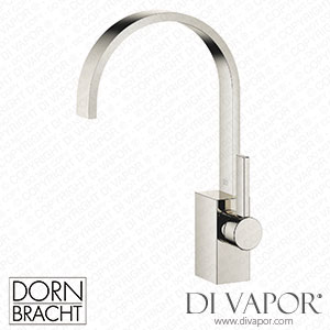 Dornbracht Mem Single-Lever Basin Mixer without Pop-Up Waste - Platinum 33 526 782-08 Spare Parts