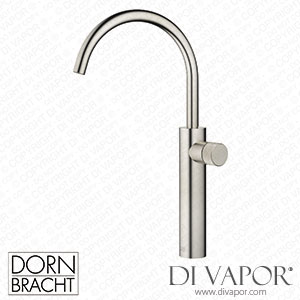 Dornbracht Meta Meta Pure Single-Lever Basin Mixer with Raised Base without Pop-Up Waste - Brushed Platinum 33 534 665-06 Spare Parts
