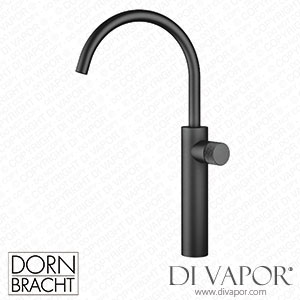 Dornbracht Meta Meta Pure Single-Lever Basin Mixer with Raised Base without Pop-Up Waste - Matte Black 33 534 665-33 Spare Parts
