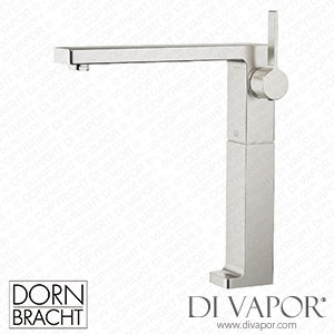 Dornbracht Lulu Single-Lever Basin Mixer with Raised Base without Pop-Up Waste - Brushed Platinum 33 534 710-06 Spare Parts