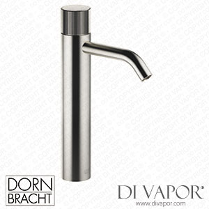 Dornbracht Meta Meta Pure Single-Lever Basin Mixer with Raised Base without Pop-Up Waste - Brushed Platinum 33 537 664-06 Spare Parts