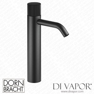 Dornbracht Meta Meta Pure Single-Lever Basin Mixer with Raised Base without Pop-Up Waste - Matte Black 33 537 664-33 Spare Parts