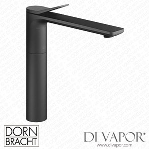 Dornbracht Liss? Single-Lever Basin Mixer with Raised Base without Pop-Up Waste - Matte Black 33 537 845-33 Spare Parts