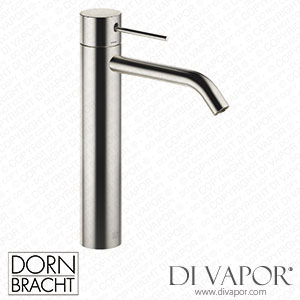 Dornbracht Meta Meta Slim Single-Lever Basin Mixer with Raised Base without Pop-Up Waste - Brushed Platinum 33 539 662-06 Spare Parts