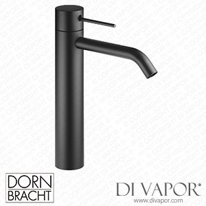 Dornbracht Meta Meta Slim Single-Lever Basin Mixer with Raised Base without Pop-Up Waste - Matte Black 33 539 662-33 Spare Parts