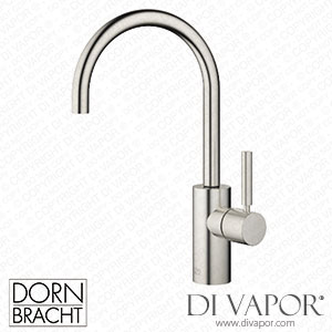 Dornbracht Meta Single-Lever Basin Mixer without Pop-Up Waste - Brushed Platinum 33 565 661-06 Spare Parts