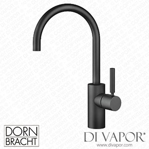 Dornbracht Meta Single-Lever Basin Mixer without Pop-Up Waste - Matte Black 33 565 661-33 Spare Parts
