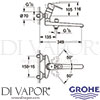 Grohe 33082001 Mixer Spare Diagram