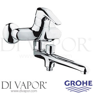 Grohe 33116000 Eurosmart (1997-2004) Solid Basin Mixer (1/2 Inch) Spare Parts
