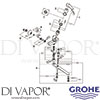 Grohe 33116000 Mixer Spare Diagram