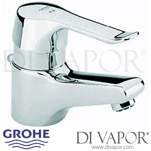 Grohe 33123 | 33123000 Euroeco Special Basin Mixer (1/2 Inch) Spare Parts