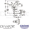 Grohe 33134NB0 Mixer Spare Diagram