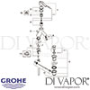 Grohe Ectos Single-Lever Basin Mixer Tap Spares