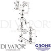Grohe 33183002 Mixer Spare Diagram