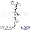 Grohe 33188002 Mixer Spare Diagram