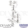 Grohe 3319020L Mixer Spare Diagram