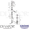 Grohe 33241 Mixer Spare Parts