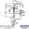 Grohe 33241003 Mixer Spare Diagram