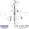 Grohe Eurosmart Sink Mixer Kitchen Tap Spares